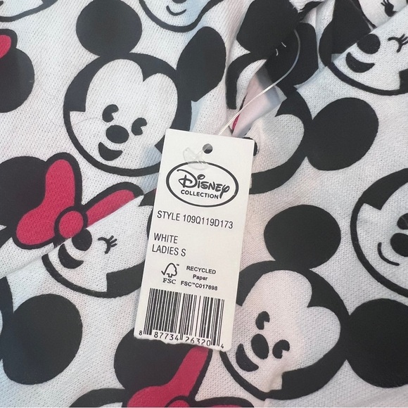 Disney Minnie & Mickey Hooded Onesie Women’s/Teen Small Cozy Lounge Jumpsuit NWT - Picture 9 of 9